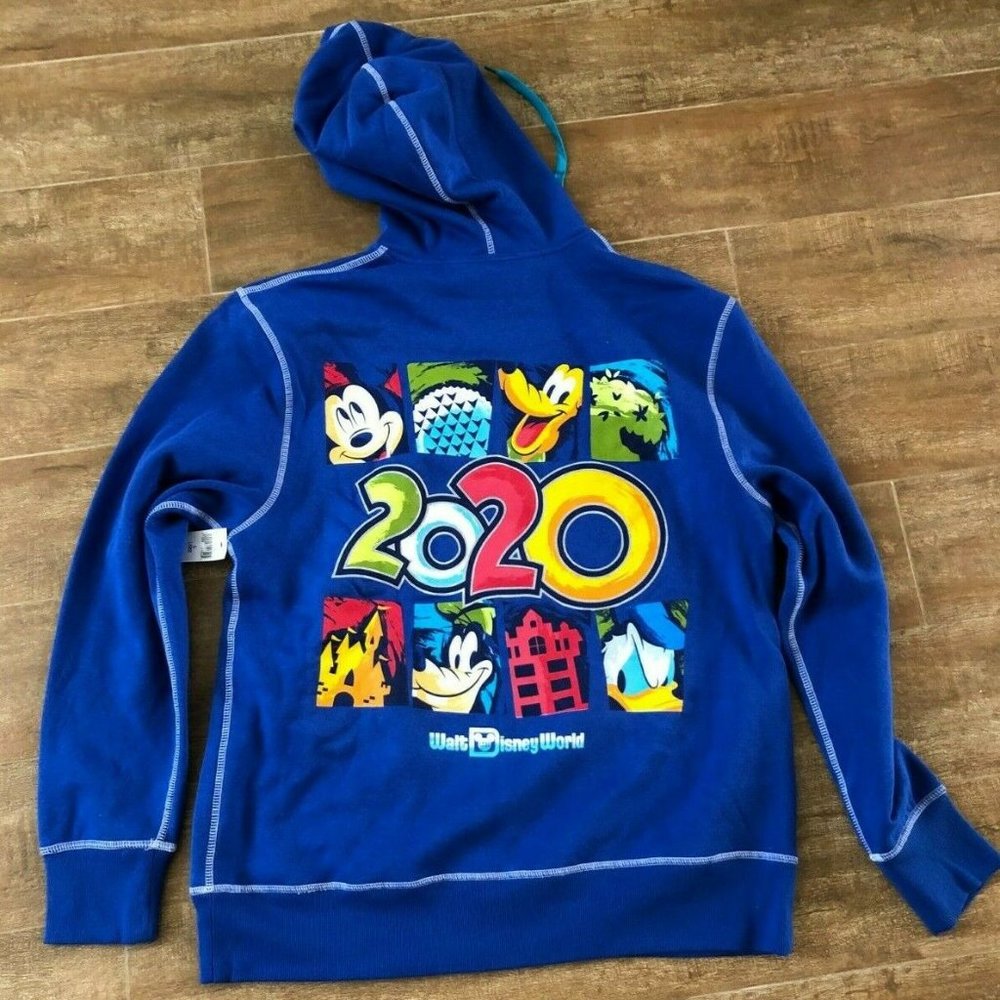 2020 Walt Disney World adult zip hoodie sweatshirt